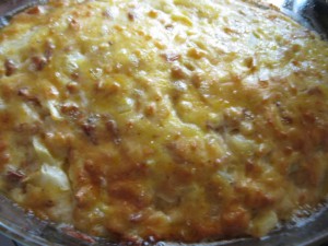картофельная запеканка с сыром сулугуни 