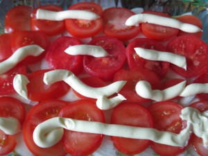 запеченные баклажаны с помидорами