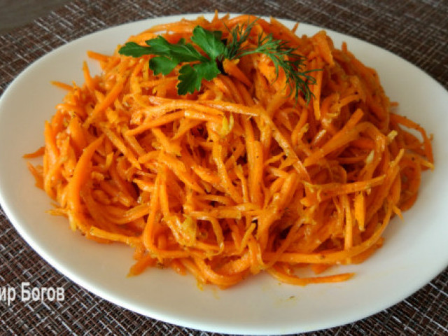 Готовится очень просто! Вкусная и сочная Морковь по-корейски. 